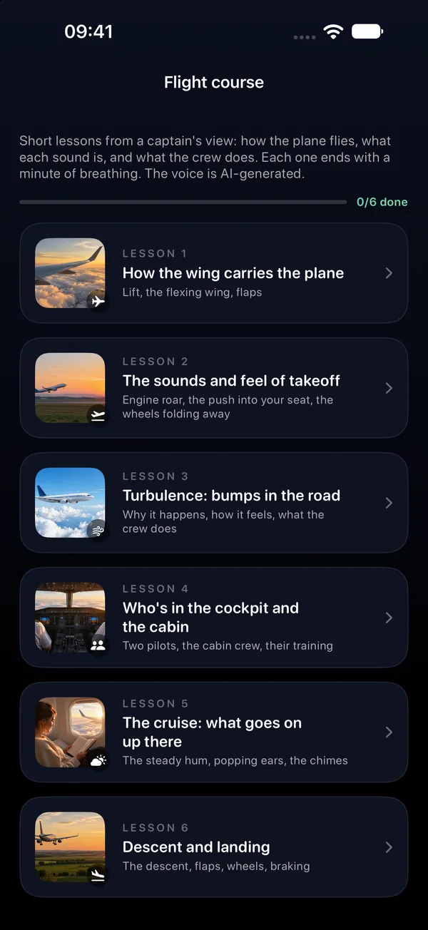 Six short lessons through a captain's eyes.