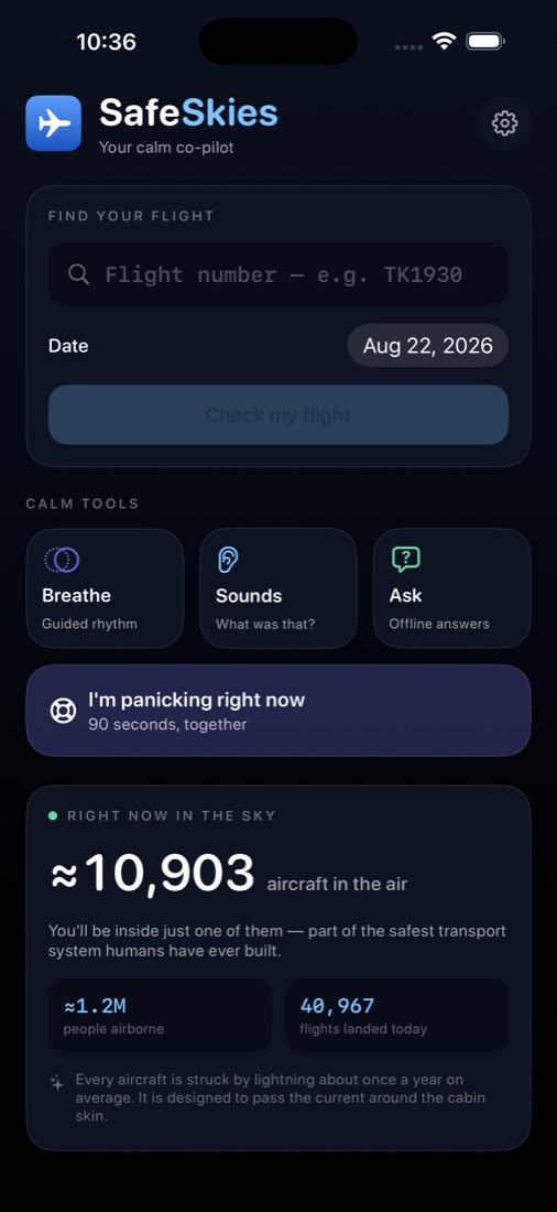 Home screen